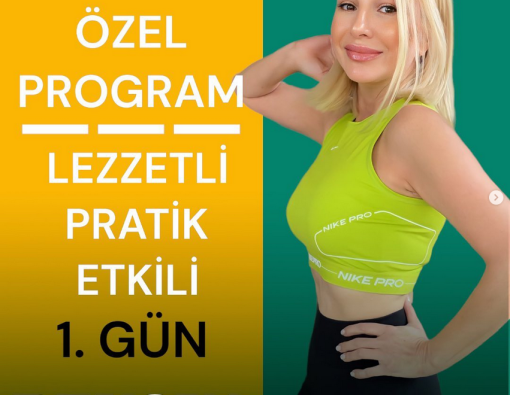 3 Gün Özel Program –  1.Gün. Lezzetli, Pratik, Etkili 